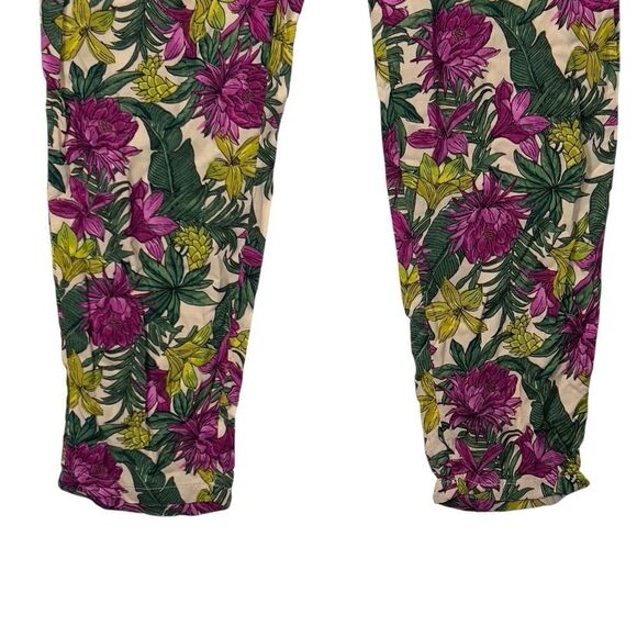 NWOT H&M Tropical Floral lounge work Pants sz 8 - Picture 12 of 14